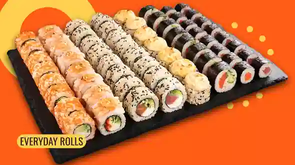 Dish Sushi Box California Dream 64 pcs menu We Sushi Sushi Box California Dream 64 pcs menu We Sushi