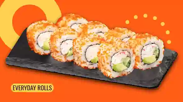 Dish California roll with crab mix in caviar menu We Sushi California roll with crab mix in caviar menu We Sushi