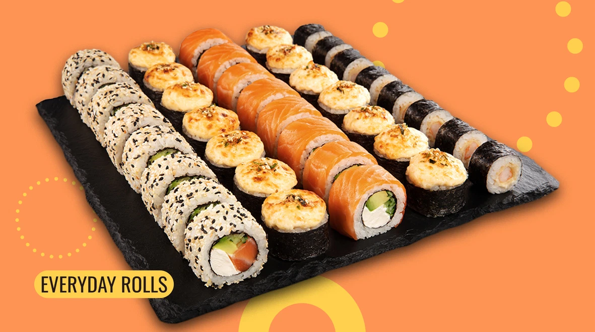 Dish Sushi Box Hokku 40 pcs menu We Sushi Sushi Box Hokku 40 pcs menu We Sushi