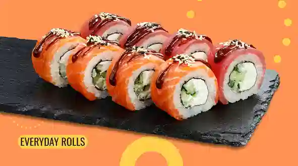 Dish Philadelphia roll duet menu We Sushi Philadelphia roll duet menu We Sushi