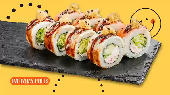 Dish Philadelphia roll fusion menu We Sushi Philadelphia roll fusion menu We Sushi