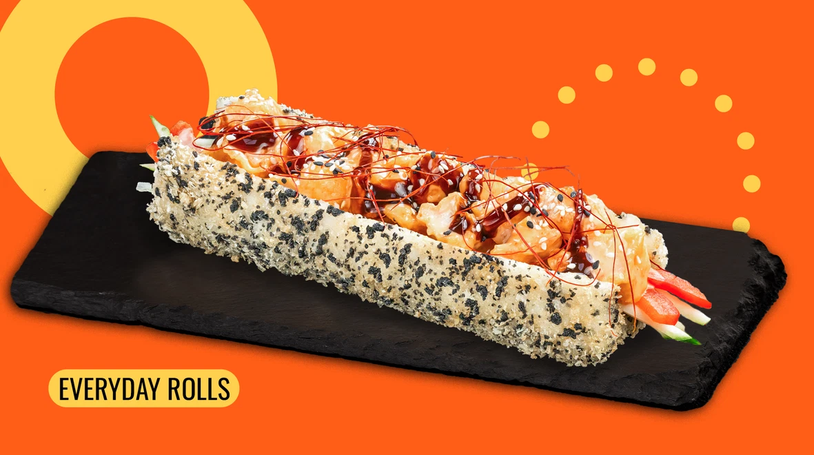 Dish Roll-dog with shrimp menu We Sushi Roll-dog with shrimp menu We Sushi