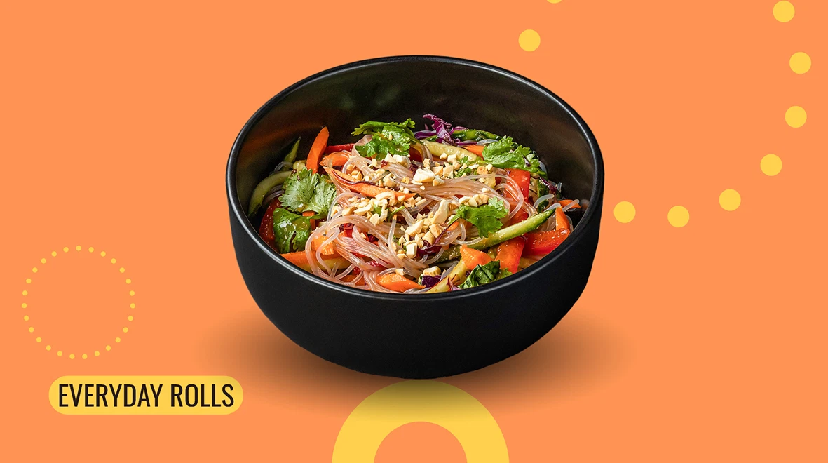 Dish Salad with Cold Rice Noodles menu We Sushi Salad with Cold Rice Noodles menu We Sushi