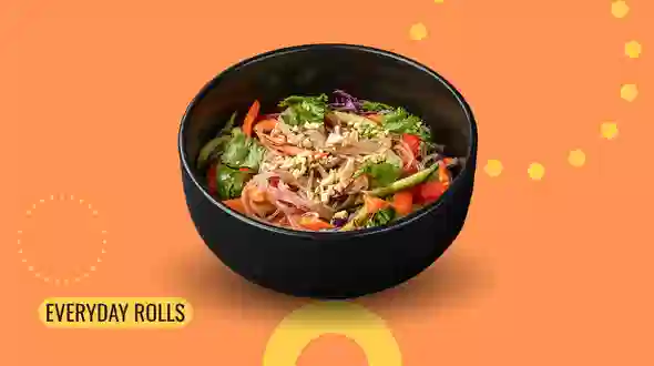 Dish Salad with Cold Rice Noodles menu We Sushi Salad with Cold Rice Noodles menu We Sushi