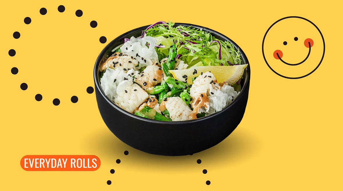 Dish Squid Bowl XL menu We Sushi Squid Bowl XL menu We Sushi