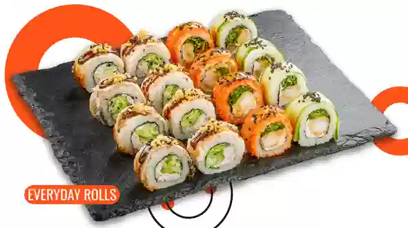 Dish Sushi Box Authentic 16 pc menu We Sushi Sushi Box Authentic 16 pc menu We Sushi