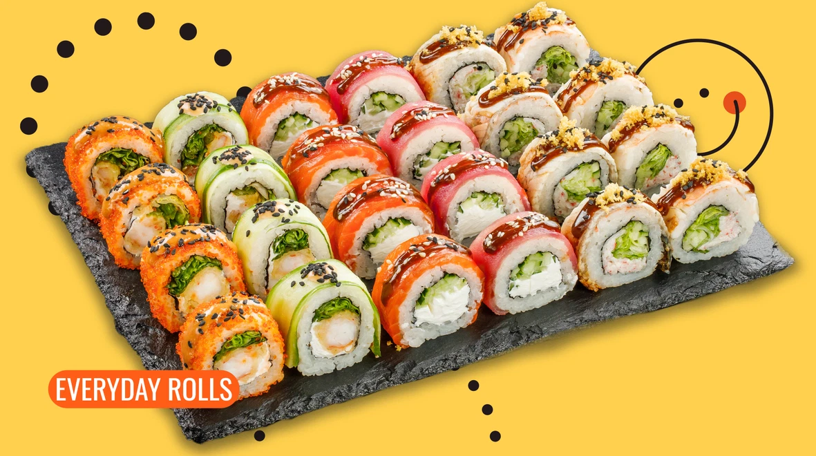 Dish Sushi Box Authentic 24 pc menu We Sushi Sushi Box Authentic 24 pc menu We Sushi