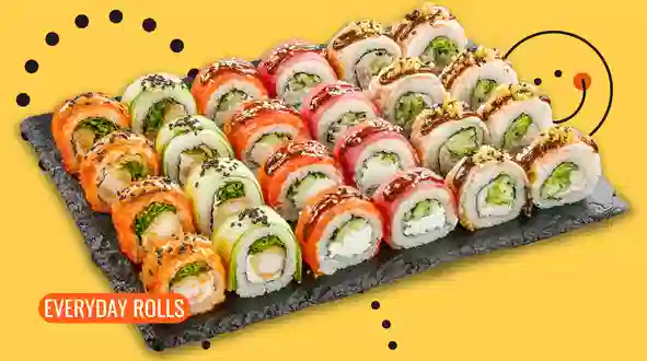 Dish Sushi Box Authentic 24 pc menu We Sushi Sushi Box Authentic 24 pc menu We Sushi