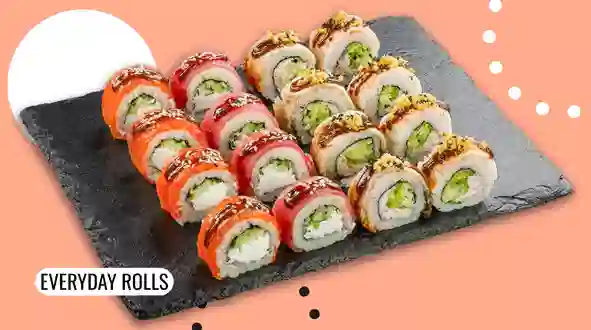 Dish Sushi Box Trio 16 pc menu We Sushi Sushi Box Trio 16 pc menu We Sushi