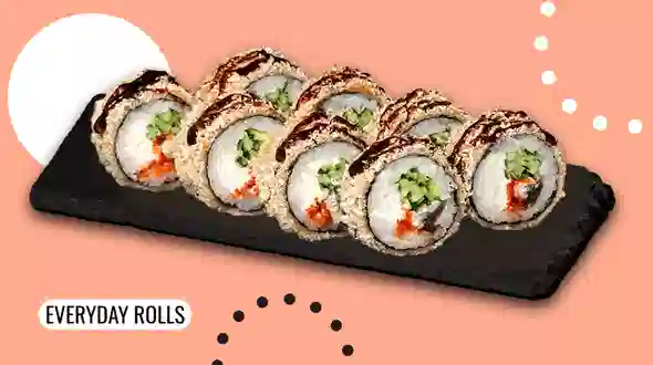 Dish Tempura roll with eel menu We Sushi Tempura roll with eel menu We Sushi