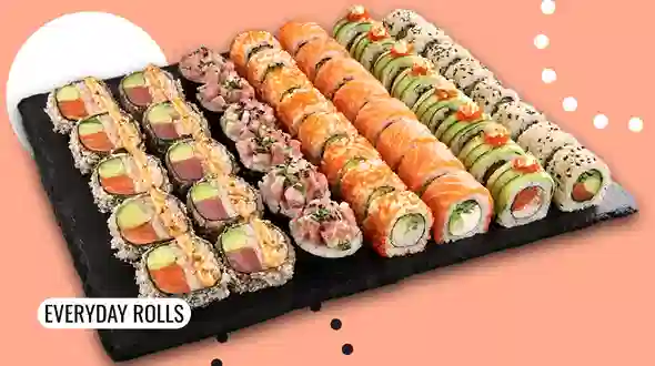 Dish Sushi Box Blackbox Deluxe 48 pcs menu We Sushi Sushi Box Blackbox Deluxe 48 pcs menu We Sushi