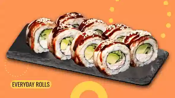 Dish Gold Dragon roll menu We Sushi Gold Dragon roll menu We Sushi