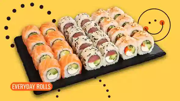 Dish Sushi Box Ninja 24 pcs menu We Sushi Sushi Box Ninja 24 pcs menu We Sushi