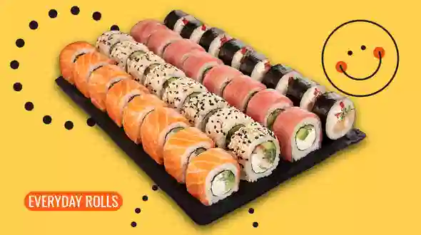 Dish Sushi Box Ninja 32 pcs menu We Sushi Sushi Box Ninja 32 pcs menu We Sushi