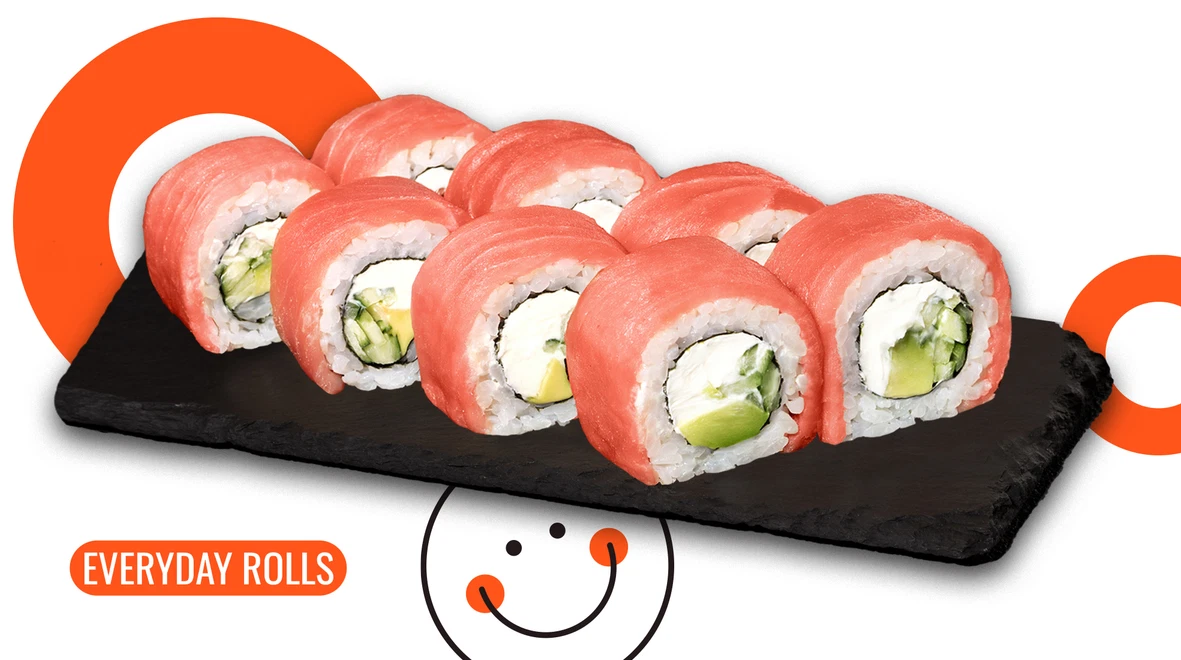 Dish Philadelphia roll with tuna menu We Sushi Philadelphia roll with tuna menu We Sushi
