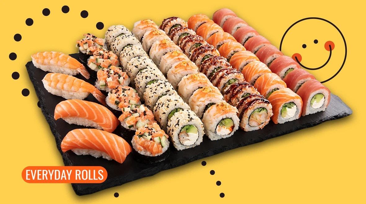 Dish Sushi Box Premium 50 pcs menu We Sushi Sushi Box Premium 50 pcs menu We Sushi