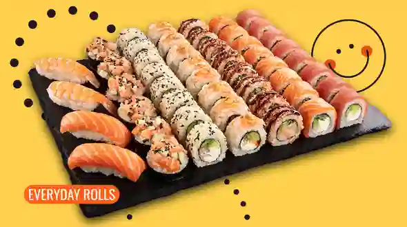 Dish Sushi Box Premium 50 pcs menu We Sushi Sushi Box Premium 50 pcs menu We Sushi