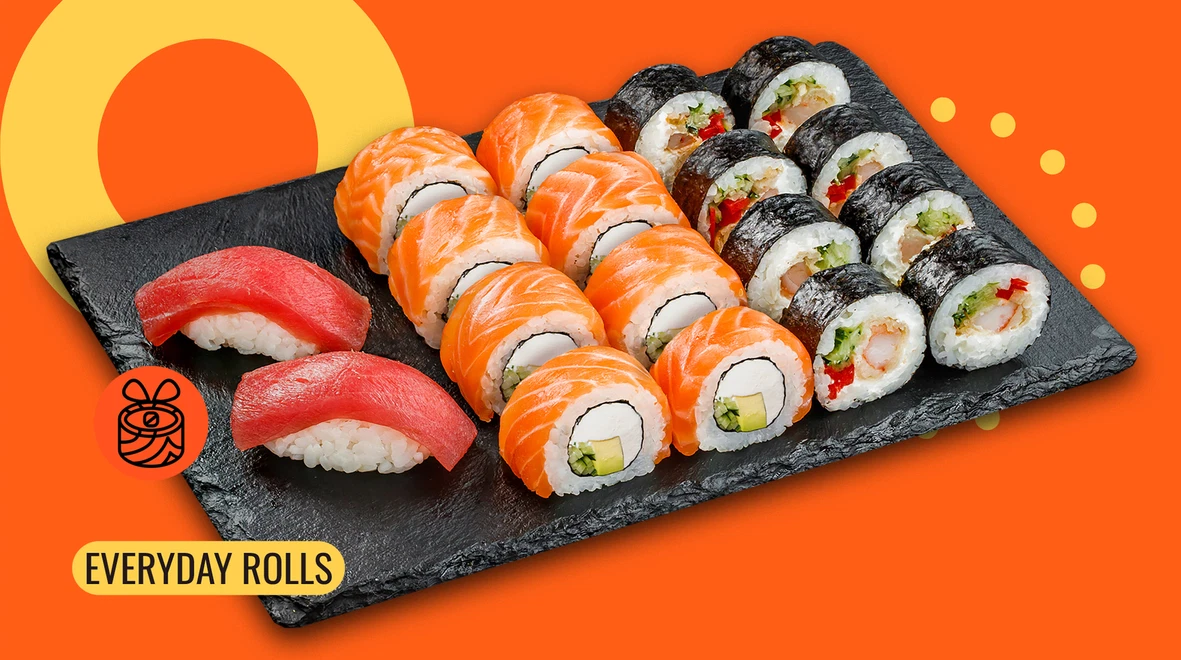 Dish Sushi Box Sunrise 18 pc menu We Sushi Sushi Box Sunrise 18 pc menu We Sushi