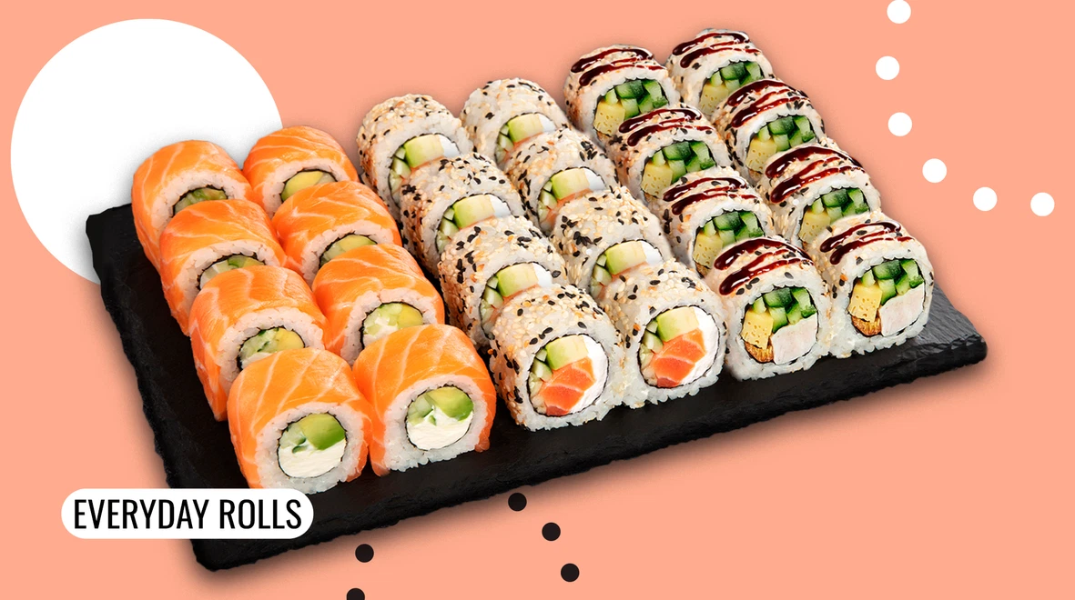 Dish Sushi Box Midori 24 pc menu We Sushi Sushi Box Midori 24 pc menu We Sushi