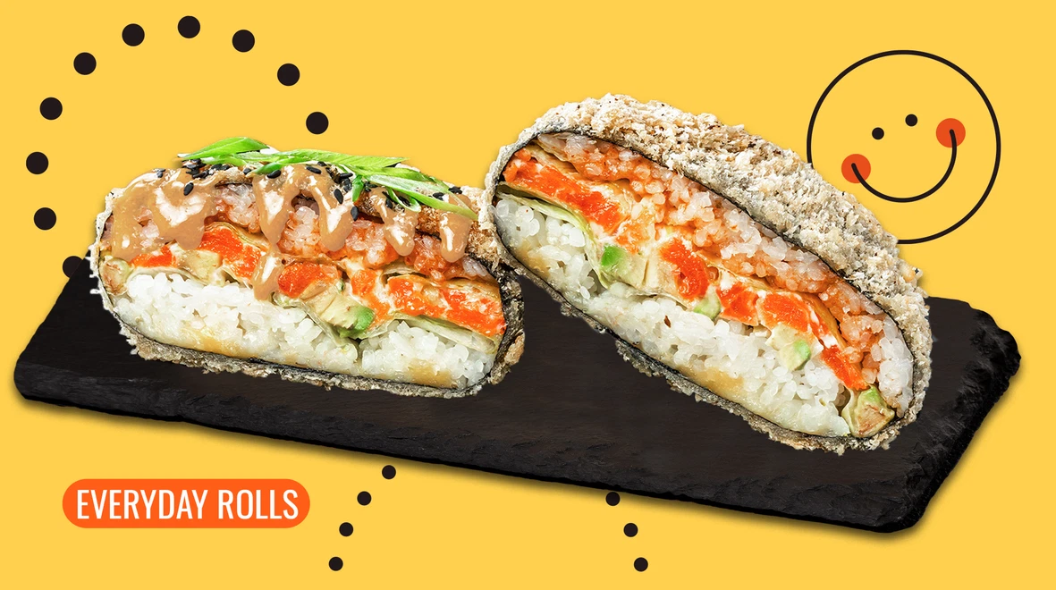 Dish Sushi burger with salmon menu We Sushi Sushi burger with salmon menu We Sushi