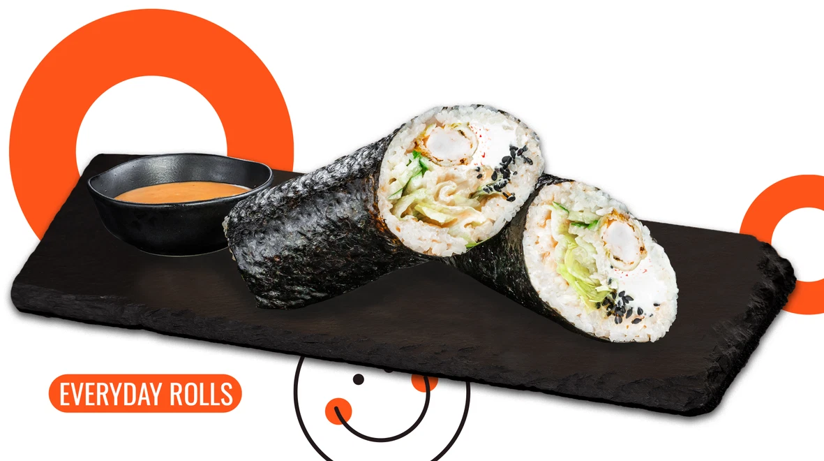Dish Sushi burrito with shrimp menu We Sushi Sushi burrito with shrimp menu We Sushi