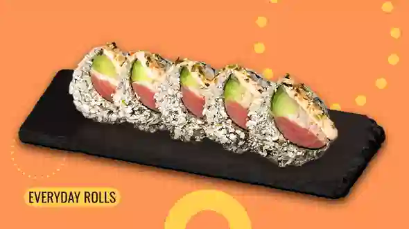 Dish Tempura roll with tuna (spicy) menu We Sushi Tempura roll with tuna (spicy) menu We Sushi