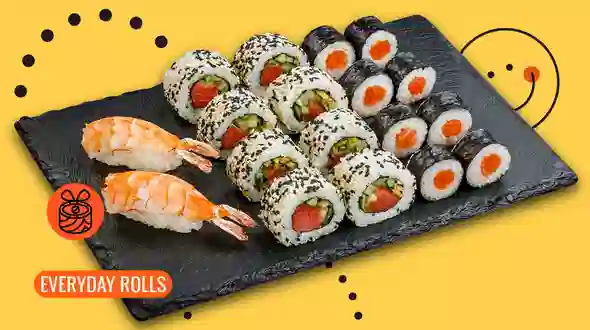 Dish Sushi Box Samurai's Treasure 18 pc menu We Sushi Sushi Box Samurai's Treasure 18 pc menu We Sushi