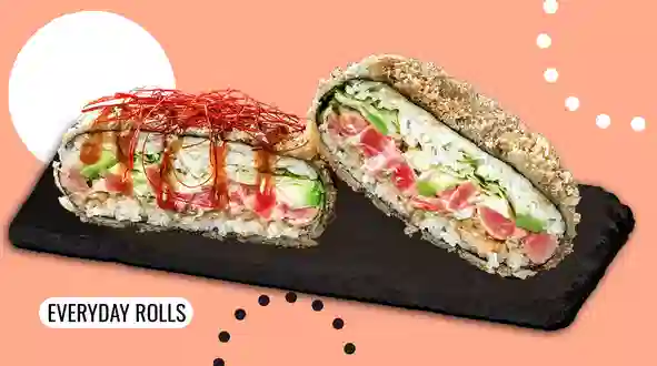 Dish Sushi burger with tuna menu We Sushi Sushi burger with tuna menu We Sushi